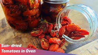 Sundried tomatoes in oven  Matins kitchen [upl. by Balac648]