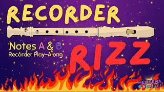 Recorder Rizz Notes AampB Techno Recorder JAM [upl. by Acinoev]