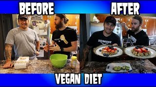 Friend Losses 40 LBS  Fixes Cholesterol on Healthy Vegan Diet [upl. by Aeduj]