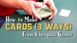 How to Make Cards 3 Ways [upl. by Nylhtac101]