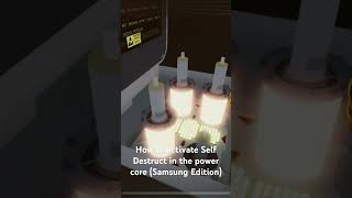 How to activate self destruct in the power core roblox selfdestruction core [upl. by Allemrac]