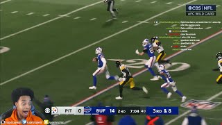 FlightReacts Steelers vs Bills  2023 Super Wild Card Weekend Highlights [upl. by Mihcaoj]