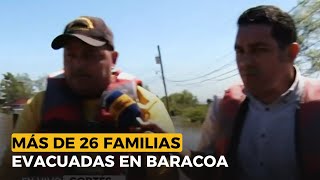 Más de 26 familias evacuadas en Baracoa [upl. by Ehtylb]