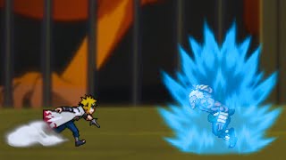 Minato vs The 4th RaikageBleach vs Naruto 33 [upl. by Leone]