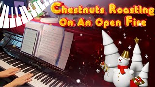 Chestnuts Roasting On An Open Fire Piano Cover  The Happy Pianist [upl. by Frederic]