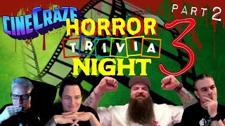 CineCraze Horror Trivia Night 3 Part 2 with Sean Clark  Making quotThe Black Waters Of Echos Pondquot [upl. by Cynthea]