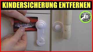 Kindersicherung entfernen ✅ Doppelseitiges Klebeband entfernen ✅ Kindersicherung von Möbel entfernen [upl. by Fast576]