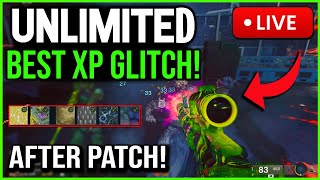 BROKEN UNLIMITED XP GLITCH  CAMO GLITCH BO6 AFTER PATCH LIVE GODMODE GLITCH UNLOCK CAMO GRIND [upl. by Chaing40]