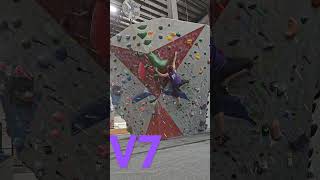 V7 on volumes and bad slopers bouldering climbing [upl. by Ical]