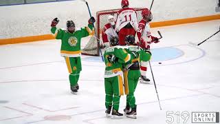 PJHL  Norwich Merchants vs Hespeler Shamrocks [upl. by Noraa]