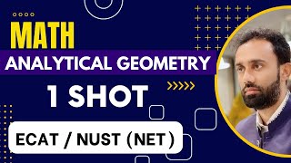 Entry Test Preparation Math Analytical Geometry One Shot ECAT NUST NET ll ECAT Preparation ll NUST [upl. by Lednar]