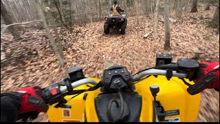 CanAm DS 250 in CanAm outlander 1000 [upl. by Zoi]