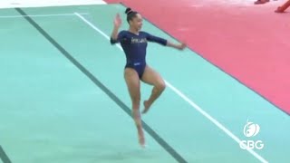 Julia Soares 🇧🇷  Gold 🥇  13600 54 D Floor Final  Jesolo Trophy 2024 [upl. by Nylecaj695]