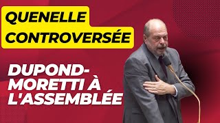 Quenelle controversée  DupondMoretti à lAssemblée [upl. by Buehler]