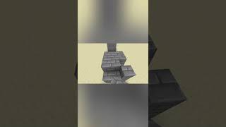 Simple Flush With The Wall 1x2 Piston Door Tutorial For Minecraft Java minecraft [upl. by Id]