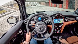 2023 Mini Cooper F56 0100 POV Test Drive 1446 Joe Black [upl. by Alad]