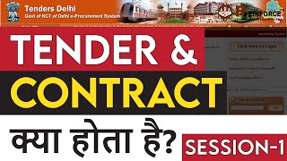 What is Tender and Contract   Session  1  Reinforce QST Pvt Ltd [upl. by Elirpa658]