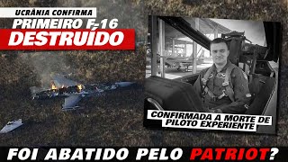 Primeiro F16 ucraniano DESTRUÍDO Ucrânia perde um de seus pilotos mais experientes [upl. by Analihp]