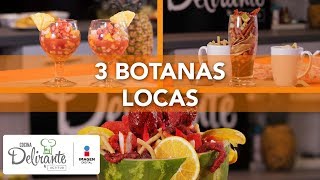 3 botanas locas  Cocina Delirante [upl. by Naux]