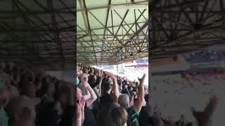 Dundee Utd v Celtic  Celtic fans  piling on the agony [upl. by Adlai]