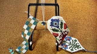 HOW TO Bead Loom Beading step by step tutorial for beginners [upl. by Sivie]