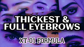 ☣️XT01 formula♛ Experimental PERFECT EYEBROWS Subliminal [upl. by Molini]