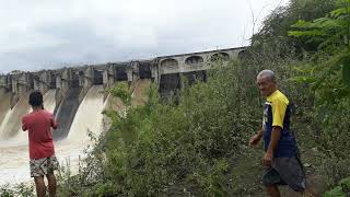 Barragem de pedra JEQUIÉ Ba 2612202 6 comportas aberta [upl. by Roselle236]