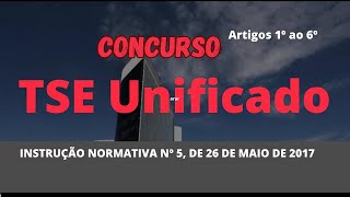 INSTRUÇÃO NORMATIVA Nº 5 DE 26 DE MAIO DE 2017 ARTIGOS 1º AO 6º [upl. by Ahsenrat296]