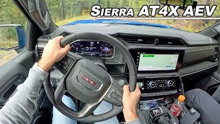 2023 GMC Sierra 1500 AT4X AEV Edition  Light Duty Off Road Pickup POV Binaural Audio [upl. by Fedora]