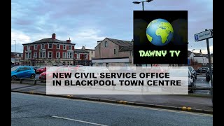 New DWP building in Blackpool  21 Feb 2023 [upl. by Hamas]