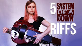 5 System of a Down riffs on hurdy gurdy [upl. by Claudelle]