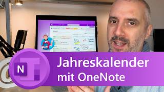 Kalender 2025 für OneNote Vorlage für Jahresplaner Download [upl. by Hanikehs601]