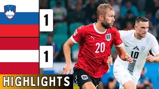 Slovenia vs Austria 11 EXTENDED HIGHLIGHTS  UEFA Nations League 2024 [upl. by Daj346]