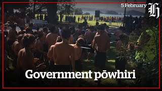 Government pōwhiri nzheraldconz [upl. by Adnulahs94]