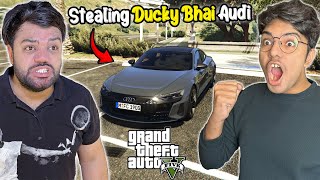 Stealing Ducky Bhais Audi Etron GT  GTA 5 GAMEPLAY 4 [upl. by Dudley]