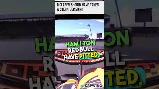 MCLAREN Bad Decision Cost LANDO NORRIS WINshorts f1 shortvideo landonorris mclaren britishgp [upl. by Elockin]