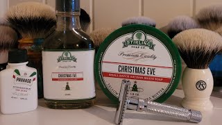 Wetshaving Stirling  Christmas Eve  Yaqi Final Cut  Frank shaving finest badger [upl. by Aya]