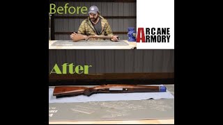 M1903 Stock FinishCheckering Update [upl. by Norval271]