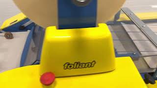 Foliant Gemini Compressor 400A laminating machine [upl. by Tessi]