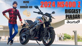 2024 NS400 price amp specs in Telugu  Finally The Biggest Pulsar Bike Launched Cheapest 400cc Bike💥 [upl. by Pate]