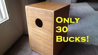 30 Cajon drum YOU can make [upl. by Catharina]