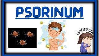 PSORINUM homoeopathy materiamedica [upl. by Aynotel]