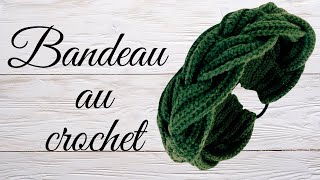 Bandeau simple au crochet pour débutant [upl. by Kylynn]