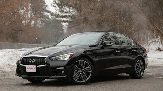 2014 Infiniti Q50 Hybrid Review  Technology Overview [upl. by Landis952]