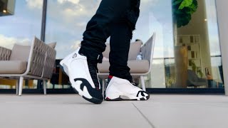 SOLDOUT  🔥 THE DAY AFTER THE BLACK TOE AIR JORDAN 14 RELEASE  ON FEET [upl. by Yerd]