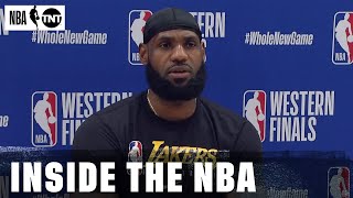 The Inside Crew Reacts to LeBron Finishing 2nd in MVP Voting  NBA on TNT [upl. by Atinwahs881]