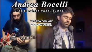 Andrea Bocelli Por ti volare guitar cover [upl. by Ecirtak52]