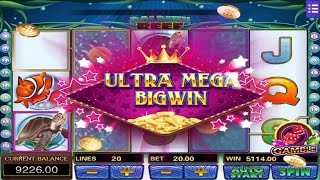 MEGA888 • Dolphin Reef Slot Game Play [upl. by Adnar]