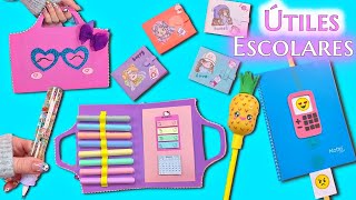 HAZLO TÚ MISMO IDEAS DE ÚTILES ESCOLARES  TRUCOS Y MANUALIDADES CON EL CONCEPTO REGRESO AL COLEGIO [upl. by Drofkcor]