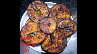 simple brinjal fry Malayalam [upl. by Besnard361]